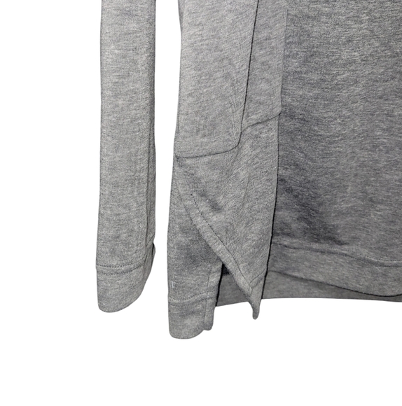 Nike gray long sleeve pullover with partial zip Size M - Picture 5 of 7